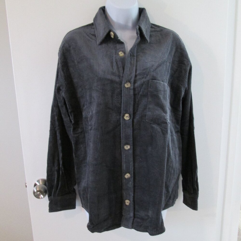 Pinch Oversized Gray Shacket Sz S NWT